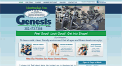 Desktop Screenshot of mygenesisfitness.com